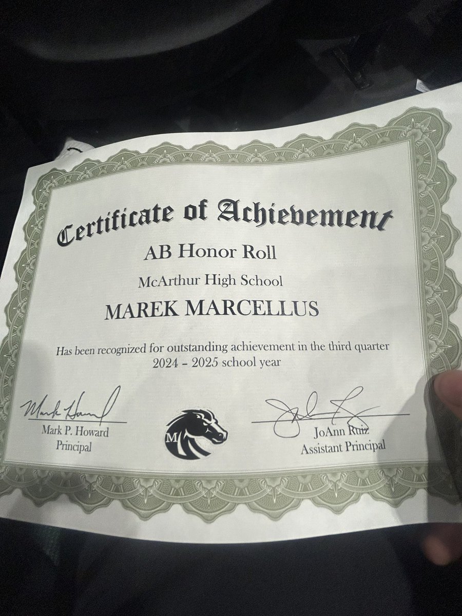I get it done on the field but in the classroom as well!