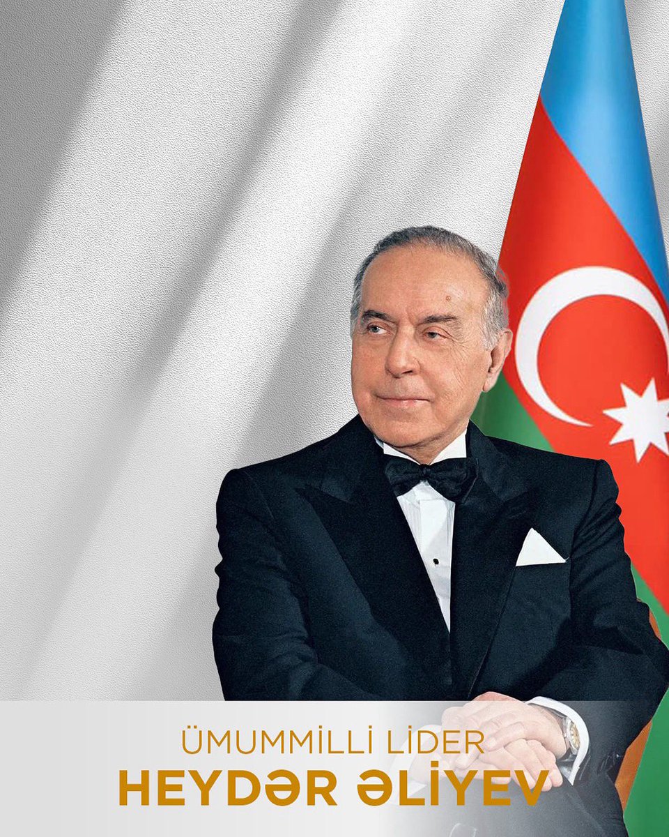 #Azərbaycan xalqının Ümummilli Lideri, dahi şəxsiyyət Heydər Əliyevin əziz xatirəsini dərin ehtiramla anırıq.