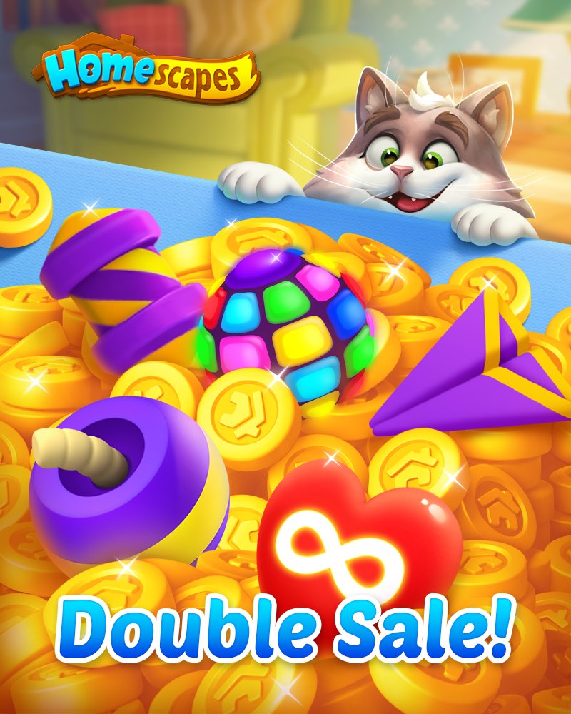 ✨ Everything you love — now in one powerful sale!
The Double Deal is here: homescapes.onelink.me/zep5/s2y72imd 💥 Don’t miss your chance to grab it all!