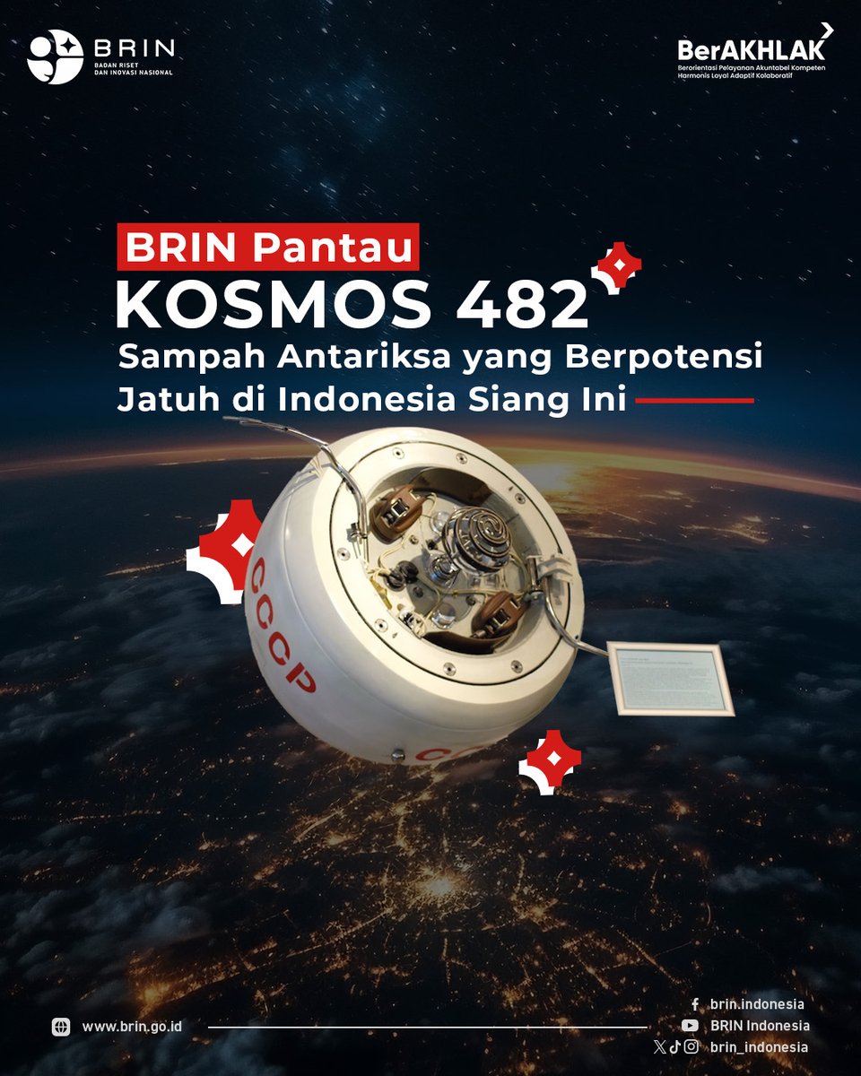 Sampah Antariksa Kembali ke Bumi