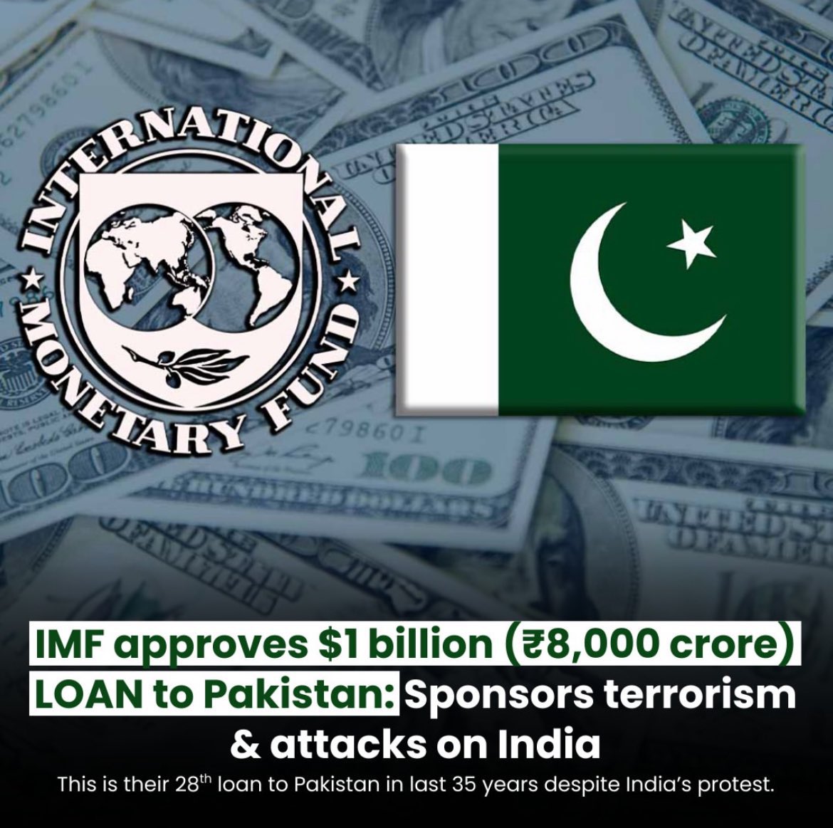 Satish Joshi (@satishjoshi_1) on Twitter photo <a href="/usembislamabad/">U.S. Embassy Islamabad</a> <a href="/USAndMumbai/">U.S. Consulate Mumbai</a> <a href="/USAndIndia/">U.S. Embassy India</a> <a href="/PMOIndia/">PMO India</a> <a href="/DrSJaishankar/">Dr. S. Jaishankar</a> The IMF granted $2.3 Billion to Pakistan......To purchase Weapons and kill innocent civilians of India..
<a href="/DrSJaishankar/">Dr. S. Jaishankar</a> <a href="/HMOIndia/">рдЧреГрд╣рдордВрддреНрд░реА рдХрд╛рд░реНрдпрд╛рд▓рдп, HMO India</a> <a href="/PMOIndia/">PMO India</a> <a href="/POTUS/">President Donald J. Trump</a> <a href="/realDonaldTrump/">Donald J. Trump</a> <a href="/narendramodi/">Narendra Modi</a> <a href="/usembislamabad/">U.S. Embassy Islamabad</a> <a href="/USAndMumbai/">U.S. Consulate Mumbai</a> <a href="/USAndIndia/">U.S. Embassy India</a> <a href="/PMOIndia/">PMO India</a> <a href="/DrSJaishankar/">Dr. S. Jaishankar</a> The IMF granted $2.3 Billion to Pakistan......To purchase Weapons and kill innocent civilians of India..
<a href="/DrSJaishankar/">Dr. S. Jaishankar</a> <a href="/HMOIndia/">рдЧреГрд╣рдордВрддреНрд░реА рдХрд╛рд░реНрдпрд╛рд▓рдп, HMO India</a> <a href="/PMOIndia/">PMO India</a> <a href="/POTUS/">President Donald J. Trump</a> <a href="/realDonaldTrump/">Donald J. Trump</a> <a href="/narendramodi/">Narendra Modi</a>