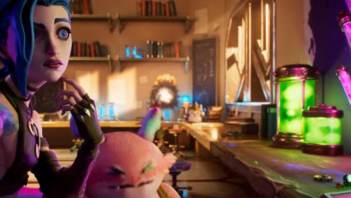 THIS CINEMATIC OF TFT IN WHICH EKKO AND JINX SHARE A LAB 😭❤️ this is #my arcane ending