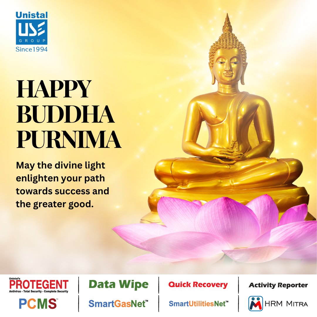 Let his values and principles inspire the world to walk toward the path of enlightenment! Happy Buddha Purnima.

#BuddhaPurnima #HappyBuddhaPurnima #GautamBuddha #PathOfEnlightenment #BuddhaJayanti #CelebratePeace #UnistalGlobal