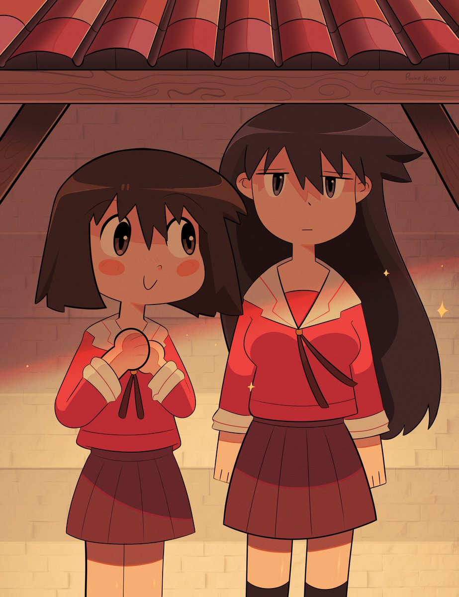 PookeKalt's tweet image. She is very happy

#あずまんが大王 #AzumangaDaioh