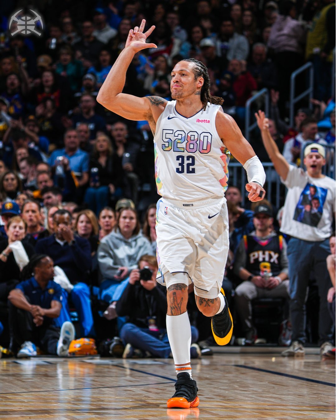 アーロン Aaron Gordon Black Nuggets Jersey Aaron Gordon #50 Denver