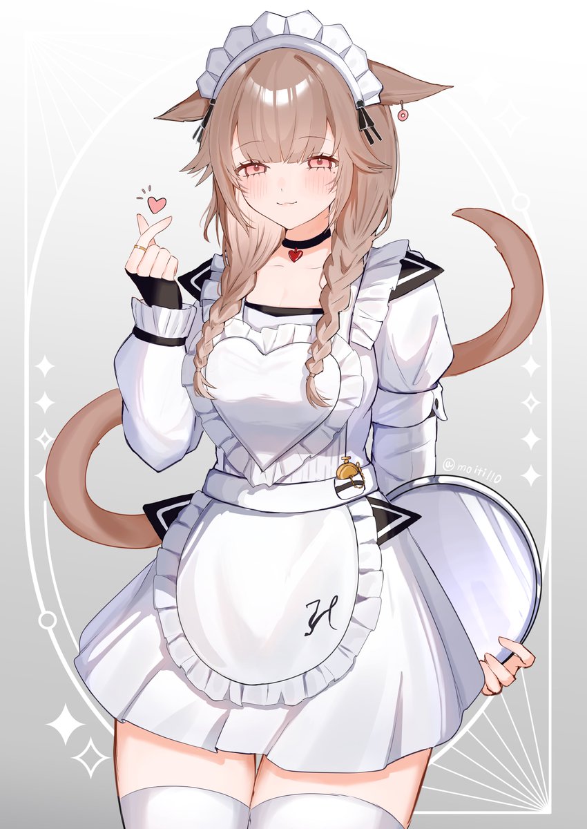 moiti110's tweet image. #メイドの日2025 
メイドみこ！