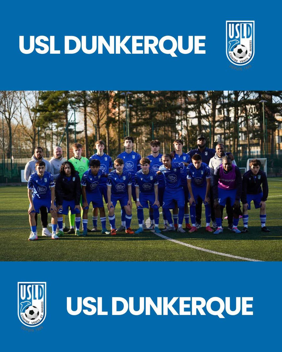📣 PRÉSENTATION DES ÉQUIPES DU TOURNOI INTERNATIONAL

⚪🔵 Direction les Hauts-de-France avec l’USL Dunkerque !

L’équipe U17 du club nordiste revient sur nos terrains avec la volonté de marquer les esprits.

🏟️ On vous attend nombreux du 7 au 9 juin !

#USLD #TournoiU17ESMGO