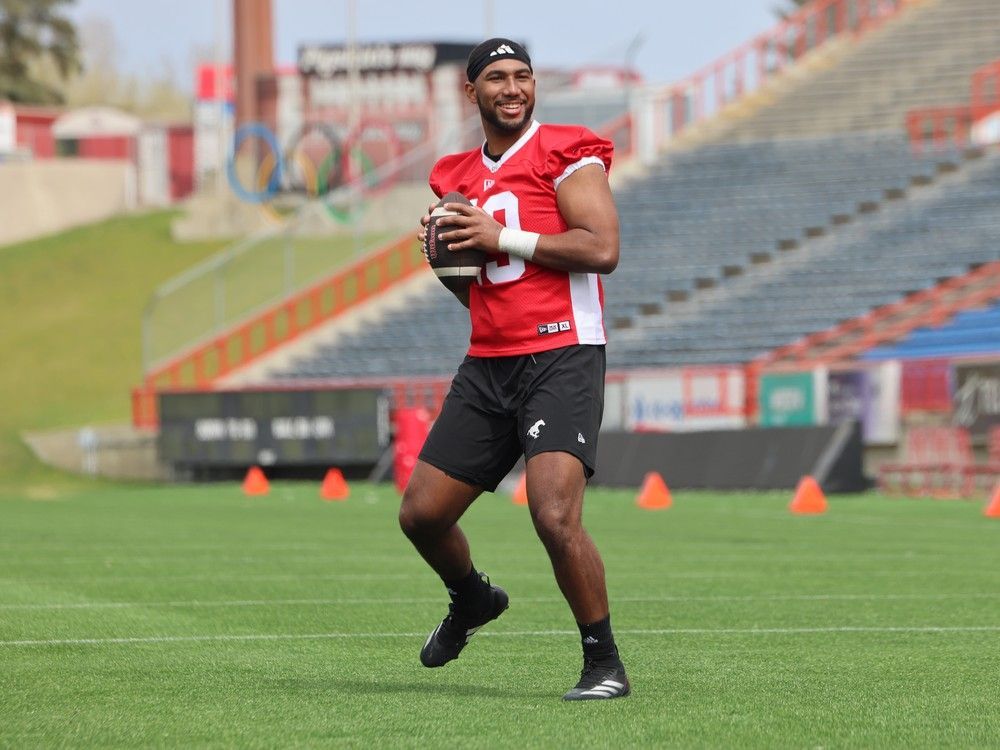 STAMPEDERS ROOKIE CAMP: Dynamic draftee Quincy Vaughn 'available' to do it all calgaryherald.com/sports/footbal…