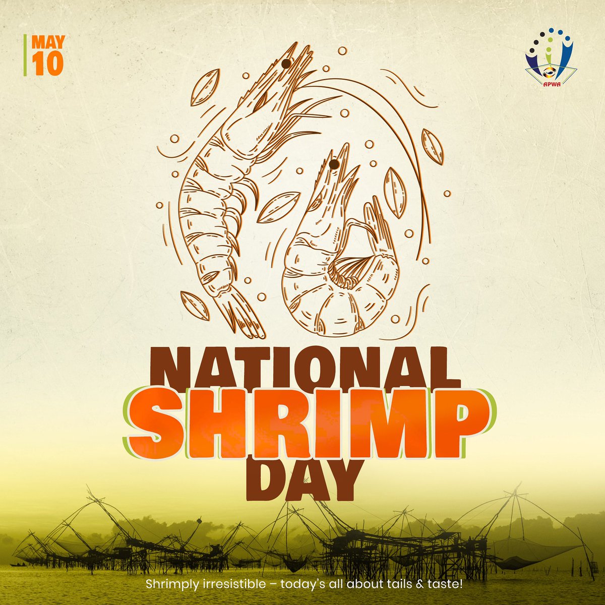 APWA_IN's tweet photo. Sustainably raised. Scientifically supported. National Shrimp Day is a tribute to our commitment to better aquaculture. #SustainableSeafood #APWA #NationalShrimpDay

#ShrimpDay

#ShrimpFarming

#Aquaculture https://t.co/x9WIjhaCQz
