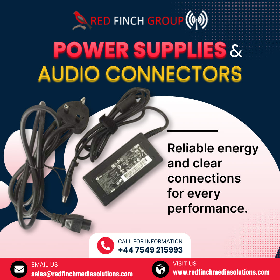 redfinchmediauk's tweet image. We provide high-quality power supplies and audio connectors to keep your equipment running strong &amp;amp; your sound crystal clear. 🎶⚡

redfinchmediasolutions.com

#PowerSupplies #AudioConnector #RedFinchGroup #TechSolution #SoundEquipment #MediaSolution #AVAccessories #ElectronicsUK