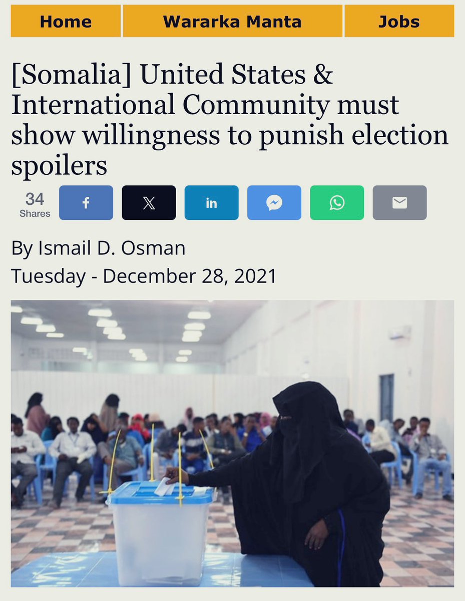 Well, well, well …

When President Farmaajo was in charge few years ago, you were writing these appeals …. um uh …. 

#AllowAlle