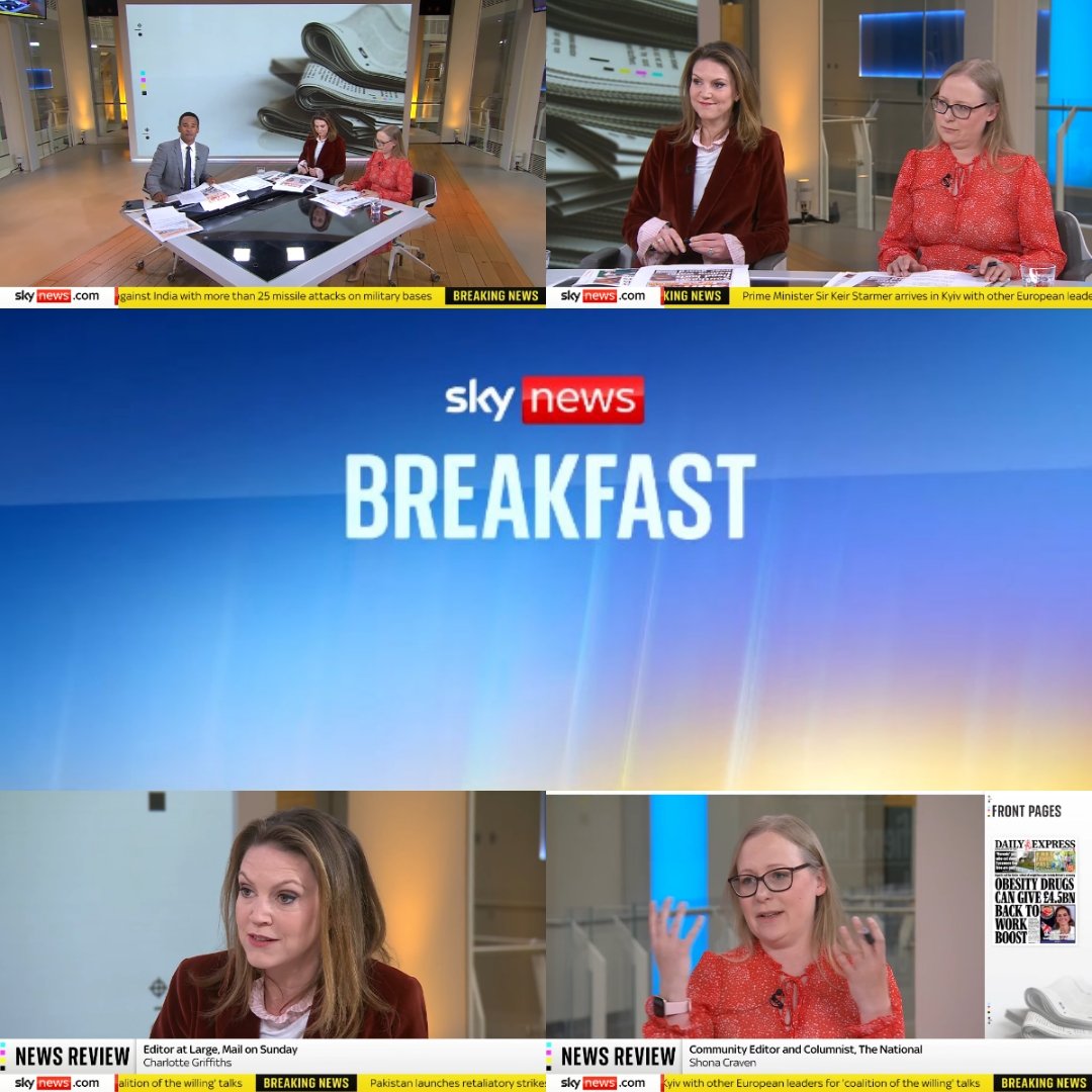 x - Marcel The Dynasty Myrick 𝕏 (@mmyrick29) on Twitter photo Good Saturday from <a href="/SkyNews/">Sky News</a> and skynews.com! Now: <a href="/shonacraven/">Shona Craven</a> and <a href="/charlotteEaLMoS/">CharlotteGriffiths</a> Joins #WeekendBreakfast with <a href="/KamaliMelbourne/">Kamali Melbourne</a> for the look at Saturday's Papers in your Breakfast Paper Review. The Full Story, First. #skynews Good Saturday from <a href="/SkyNews/">Sky News</a> and skynews.com! Now: <a href="/shonacraven/">Shona Craven</a> and <a href="/charlotteEaLMoS/">CharlotteGriffiths</a> Joins #WeekendBreakfast with <a href="/KamaliMelbourne/">Kamali Melbourne</a> for the look at Saturday's Papers in your Breakfast Paper Review. The Full Story, First. #skynews
