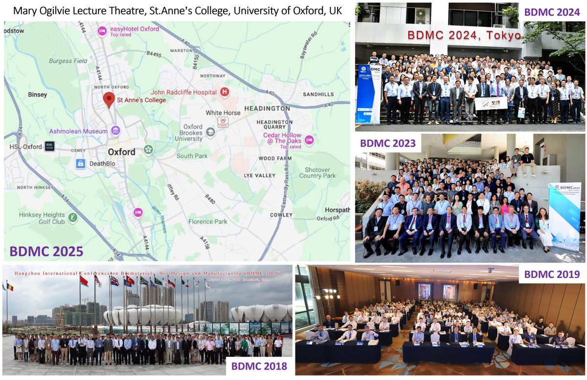 Bio-Design and Manufacturing (@biodesignmanuf) on Twitter photo Call for abstracts!
International Conference on Biomaterials, Bio-Design and Manufacturing (BDMC2025)
August 8-10, 2025 in Oxford, UK.
cloud.iamzju.com/index/detailIn…
<a href="/ZJU_China/">Zhejiang University</a> <a href="/UniofOxford/">University of Oxford</a> Call for abstracts!
International Conference on Biomaterials, Bio-Design and Manufacturing (BDMC2025)
August 8-10, 2025 in Oxford, UK.
cloud.iamzju.com/index/detailIn…
<a href="/ZJU_China/">Zhejiang University</a> <a href="/UniofOxford/">University of Oxford</a>