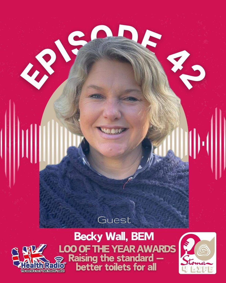 Stoma4Life (@stoma4life) on Twitter photo This episode of @stoma4life on <a href="/ukhealthradio/">UK Health Radio™</a> goes inside Public Toilets! 🚻 Becky Wall, BEM, MD of <a href="/LoooftheYear/">Loo of Year Awards</a>, shares how the awards champion the highest standards in #publictoilets across the UK — recognising quality, cleanliness, and excellence. bit.ly/3GPUNsF This episode of @stoma4life on <a href="/ukhealthradio/">UK Health Radio™</a> goes inside Public Toilets! 🚻 Becky Wall, BEM, MD of <a href="/LoooftheYear/">Loo of Year Awards</a>, shares how the awards champion the highest standards in #publictoilets across the UK — recognising quality, cleanliness, and excellence. bit.ly/3GPUNsF