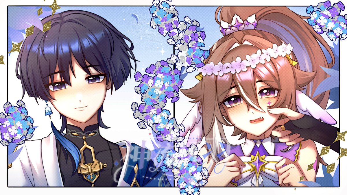 HappyBirthDay to 神抚💫✨
#genshinoc #Ocxcanon #scaranade