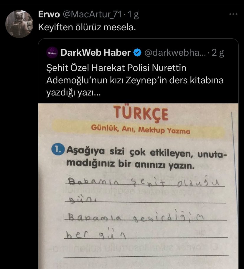 Sizinle barışanın, size kucak açanın a*** koyayım. Biz sizinle ölene kadar düşman olacağız.