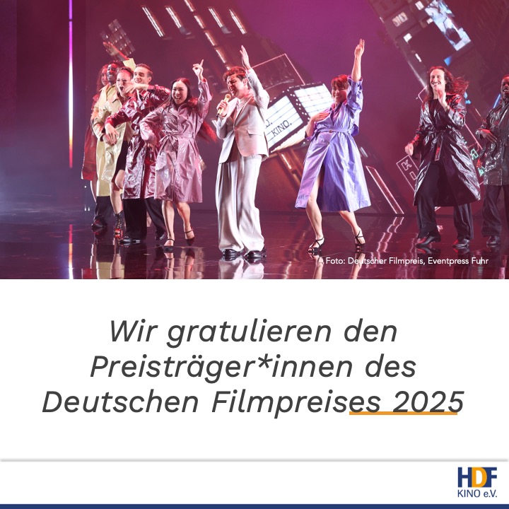 Zum 75. Mal wurde gestern Abend der Deutscher Filmpreis verliehen. Wir gratulieren den Preisträger*innen von Herzen, allen voran dem großen Abräumen "September 5" von Constantin Film. 
Übersicht unter deutscher-filmpreis.de/preisverleihun…

#zukunftkino #filmpreis