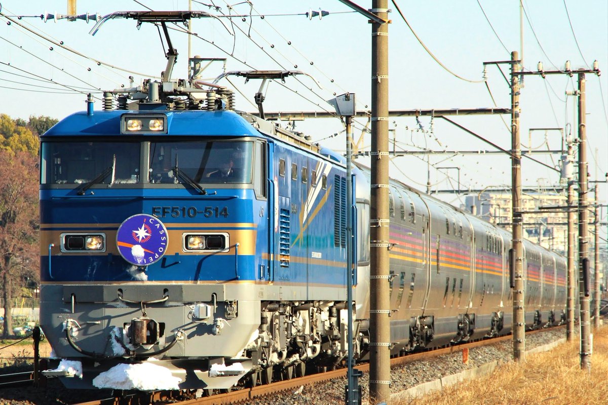 ho96ho96's tweet photo. 寝台特急「カシオペア」

想えばEF510が客車を牽引したのはたったの8年だったのか…。

#EF510の日
#寝台特急
#カシオペア
#鉄道写真
#写真撮ってる人と繋がりたい
#EF510
#trainphoto
#photo
#photographer https://t.co/psEbpGcuS1