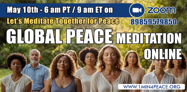 1 Minute for Peace tweet media