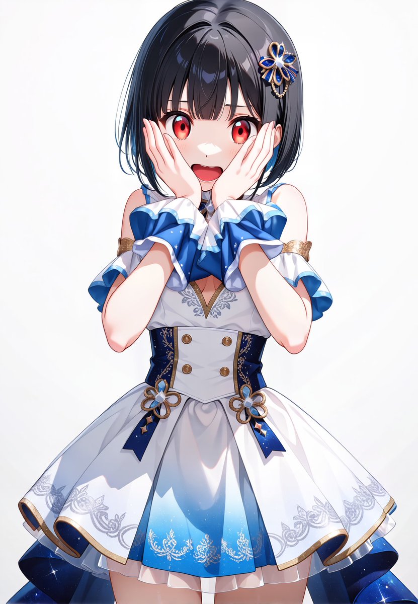FramePackで高解像度1フレーム推論、RoPEの限界か変になる（1152x1664、1枚目開始画像、2枚目推論画像、手が残ってる）。「RoPEを推論ステップの前半30%くらい半分のサイズにする」的な対応入れたらよくなった（3枚目）。