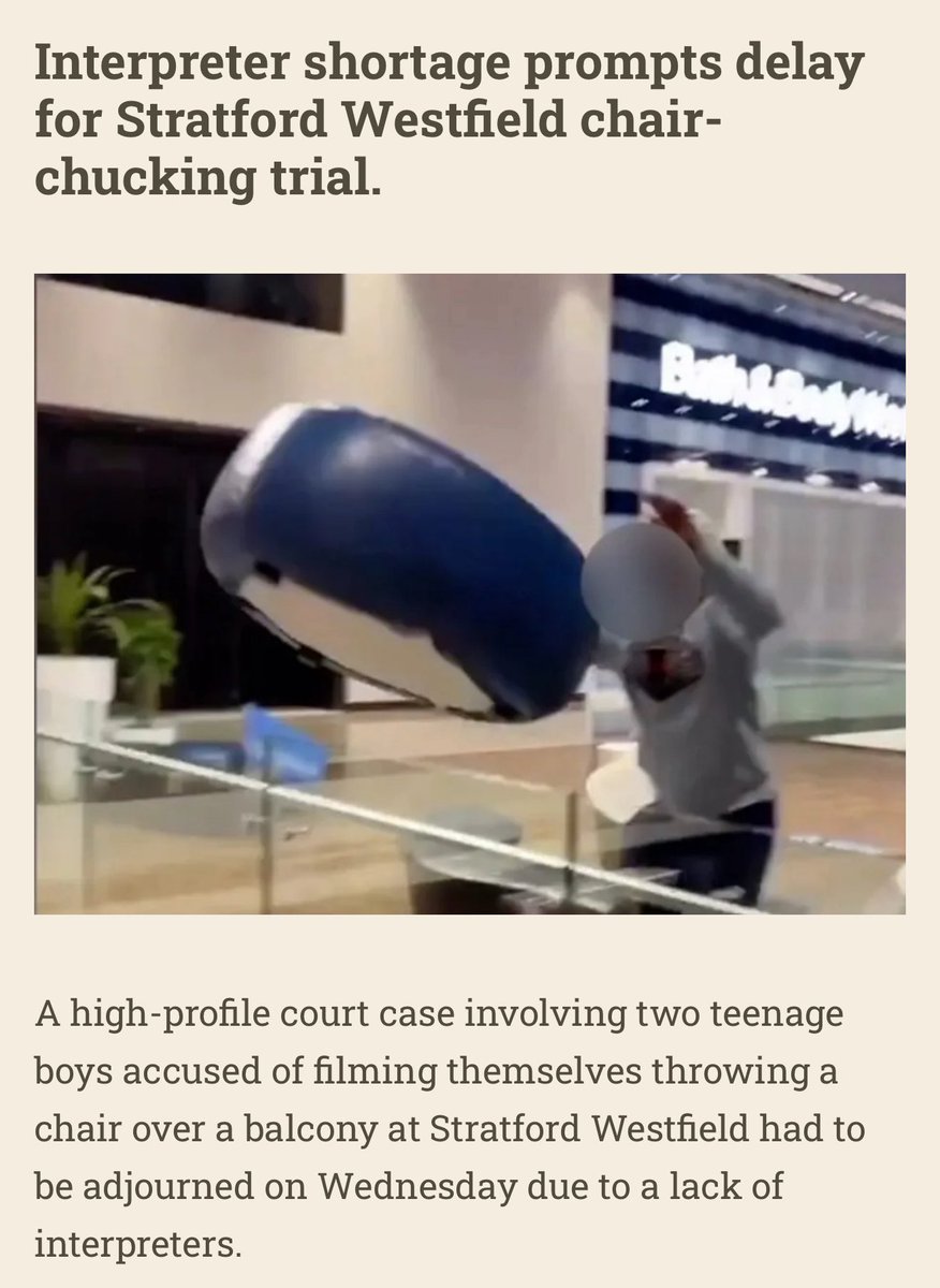 Fleet_Street_'s tweet image. This is madness … they speak English in the video, however trial postponed as no Interpreters available… something doesn’t stack up ?

#2tier #twotier