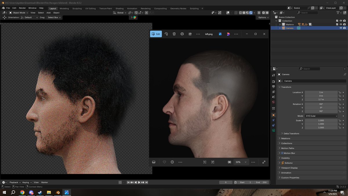 i'm trying to turn one of the cod characters into a realistic character in blender, but it's not looking accurate