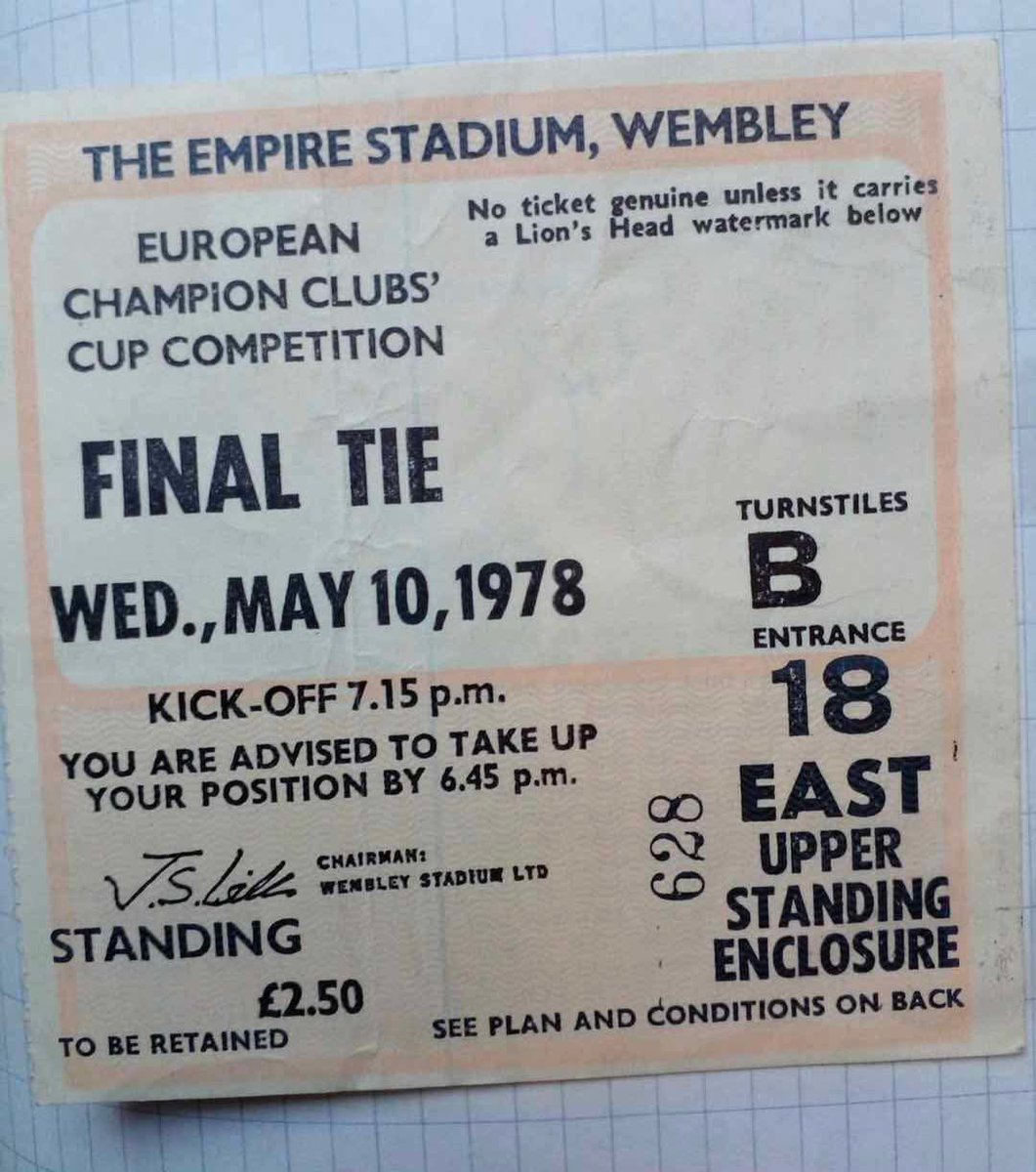 8 mei 2008: de zwartste pagina uit de Clubgeschiedenis #sterchele
10 mei 1978: de mooiste pagina #wembley 💙🖤