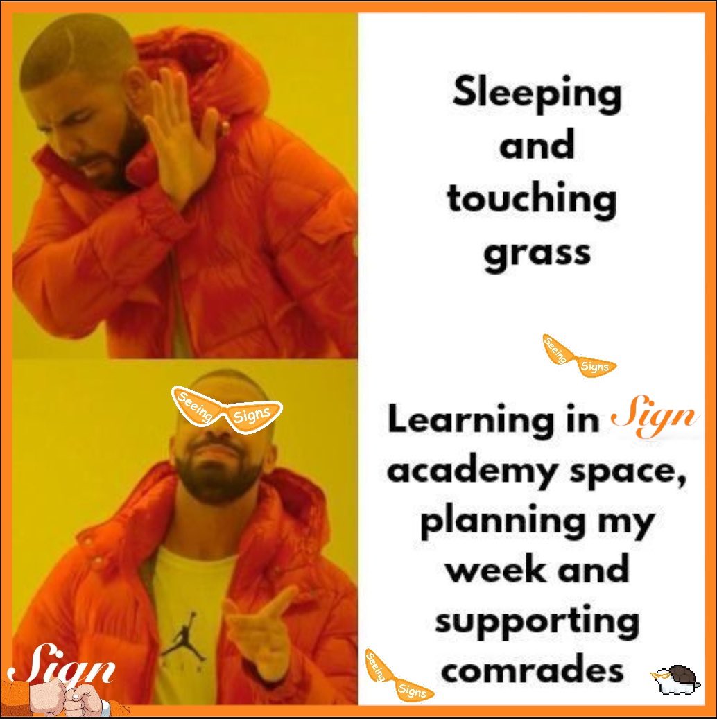 TRUTH (@truthonchained) on Twitter photo SiGM lovelies, what’s on your agenda today?👀
Mine’s been already set in stone, <a href="/SignAcademyHQ/">SignAcademy</a> space to learn, unlearn and grow.
See ya at 8am UTC! SiGM lovelies, what’s on your agenda today?👀
Mine’s been already set in stone, <a href="/SignAcademyHQ/">SignAcademy</a> space to learn, unlearn and grow.
See ya at 8am UTC!