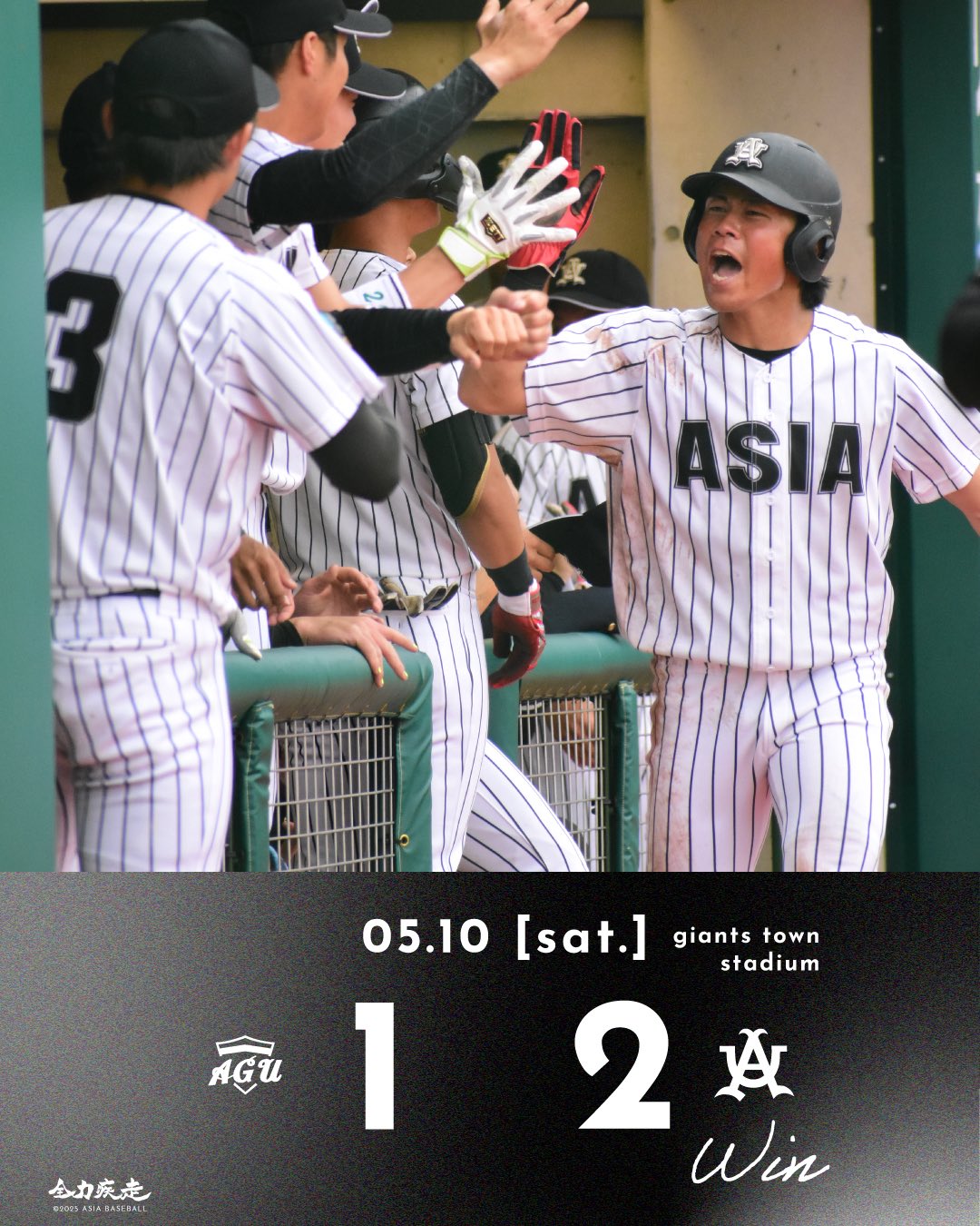 亜細亜大学　asia 野球　ユニフォーム　大学 2023 NEW チームジャージ】 / 2ndユニフォーム、チームジャージ