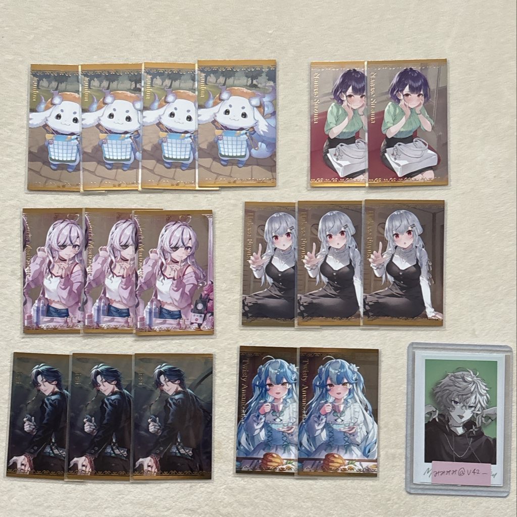 V42___'s tweet photo. 【交換】にじさんじ 2025年4月 ボイスビジュアルカード ランダムコレクションカード

譲:画像1枚目

求:画像2枚目

郵送希望
検索からもお気軽にお声掛けください。 https://t.co/vMqNAGAJ10