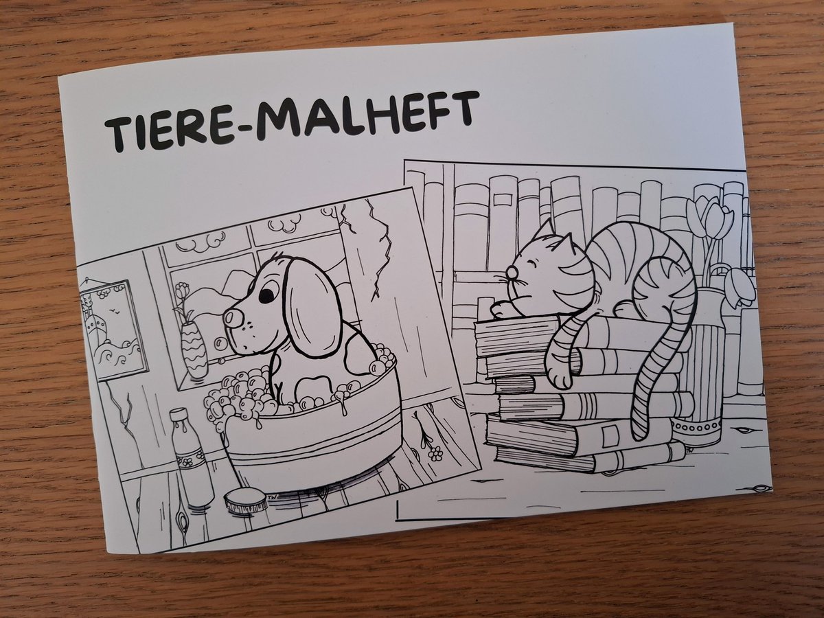 ThomasWalach's tweet image. Super, die Malhefte sind fertig! Handy weg, bunte Stifte raus! 🖍
50 Stück gibt's, die vergebe ich für eine freie Spende an "Die Boje", eine Ambulanz für Kinder in psychischen Notsituationen.
Drin sind: 14 Zeichnungen, DIN A5. Keine KI beteiligt, nur ich.
1/2