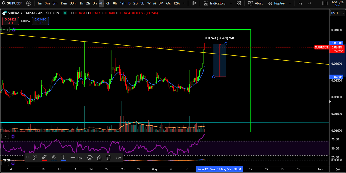 deBTCconsultant's tweet photo. #BKN $BKN up 30% already, #SUIP $SUIP up almost 40%! https://t.co/DB3zgxVKf4