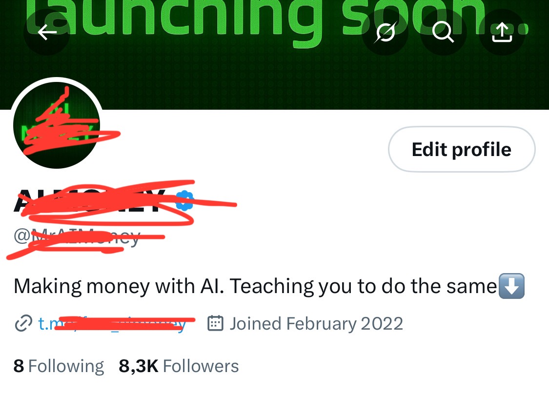 JamesEbringer's tweet image. Faceless Twitter accounts selling digital products are the new goldmine
I use AI to auto-generate 500+ posts in 13 mins
Grow → Monetize → Flip
Each account pulls $3K+/month before I sell it for $5K+
RT + Comment “FLIP” and I’ll DM the exact system (must be following)