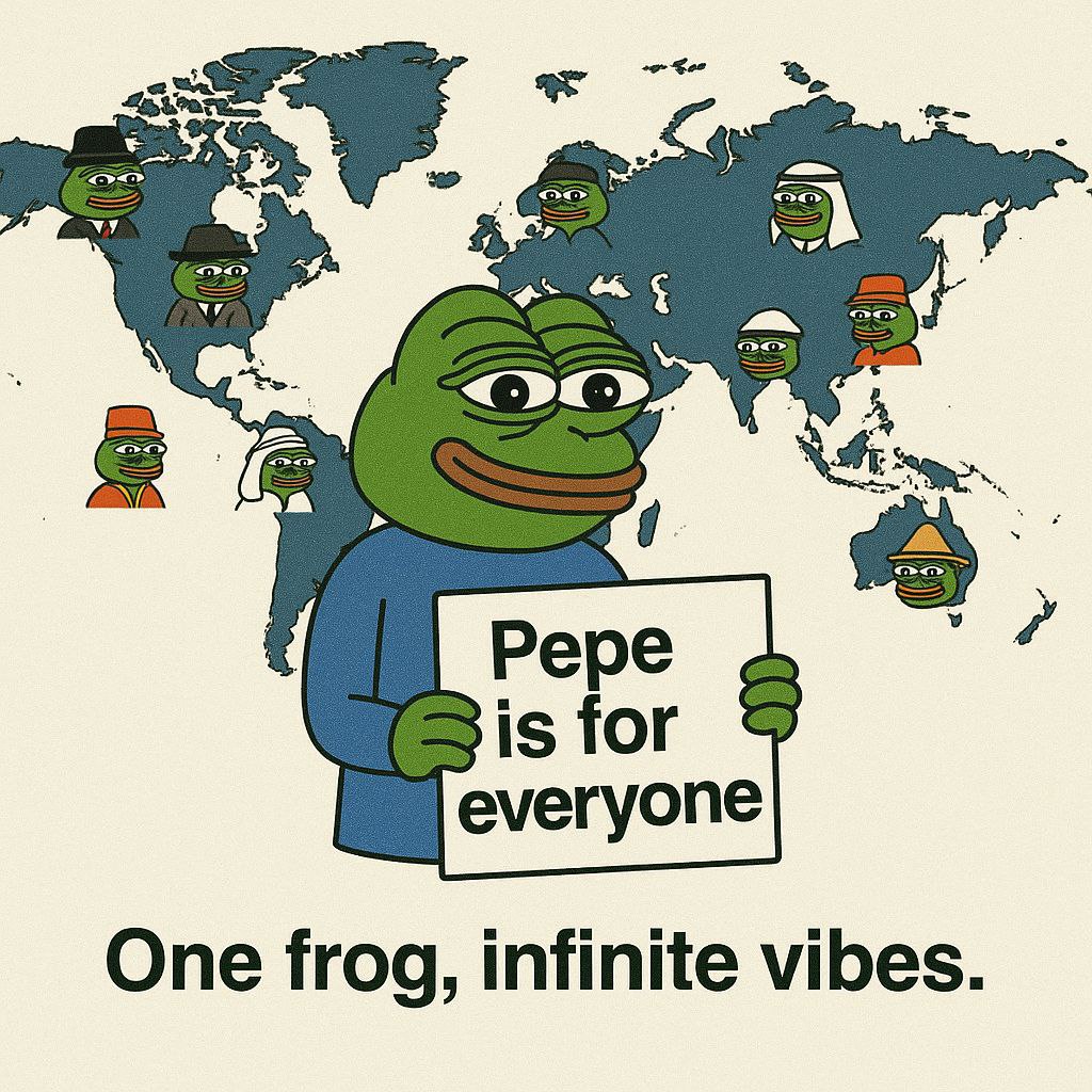 The world is a crazy place right now.  If there was one thing that can unite us all its a frog named $PEPE 

#Pepeisforeveryone