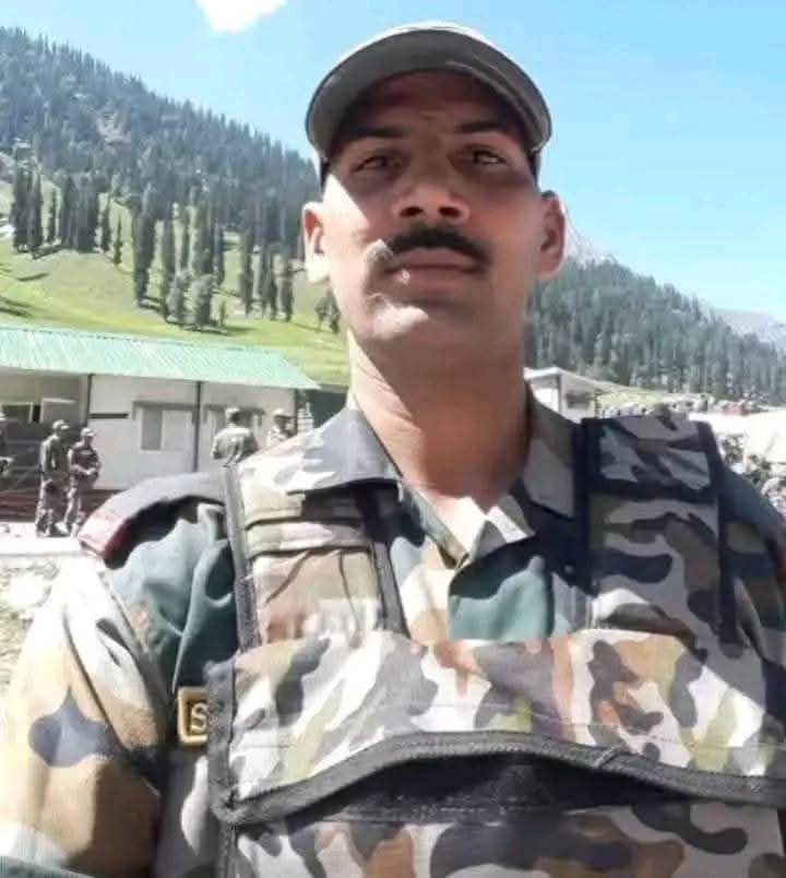 Havaldar Suraj Singh attained veergati last night. Om shanti, Jai Hind.