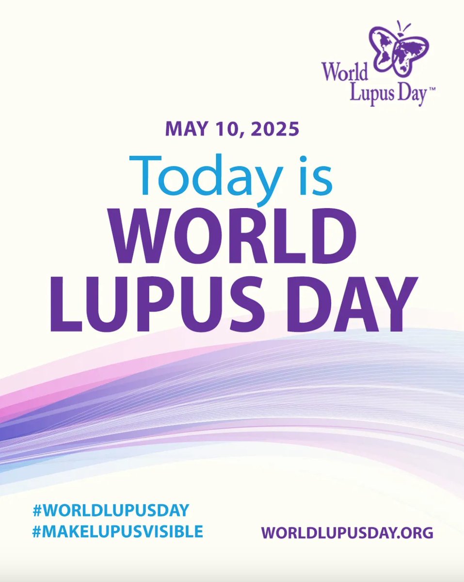 🦋 𝐓𝐨𝐝𝐚𝐲 𝐢𝐬 #𝐖𝐨𝐫𝐥𝐝𝐋𝐮𝐩𝐮𝐬𝐃𝐚𝐲❗

And now it is easier than ever to raise #LupusAwareness thanks to #Lupus100 and #LupusGPT!

Check lupus100.org &amp; lupusgpt.org &amp; find reliable information about #lupus in many languages!

#MakeLupusVisible