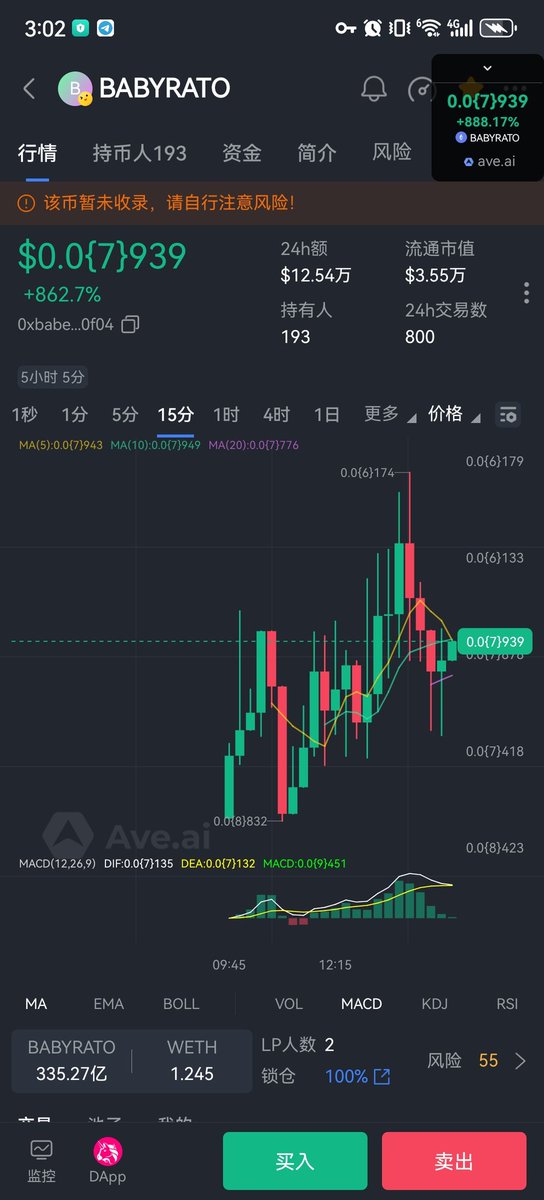 $babyrato：0xbB844576B95857D600C19A3E6c142E3c74220f04