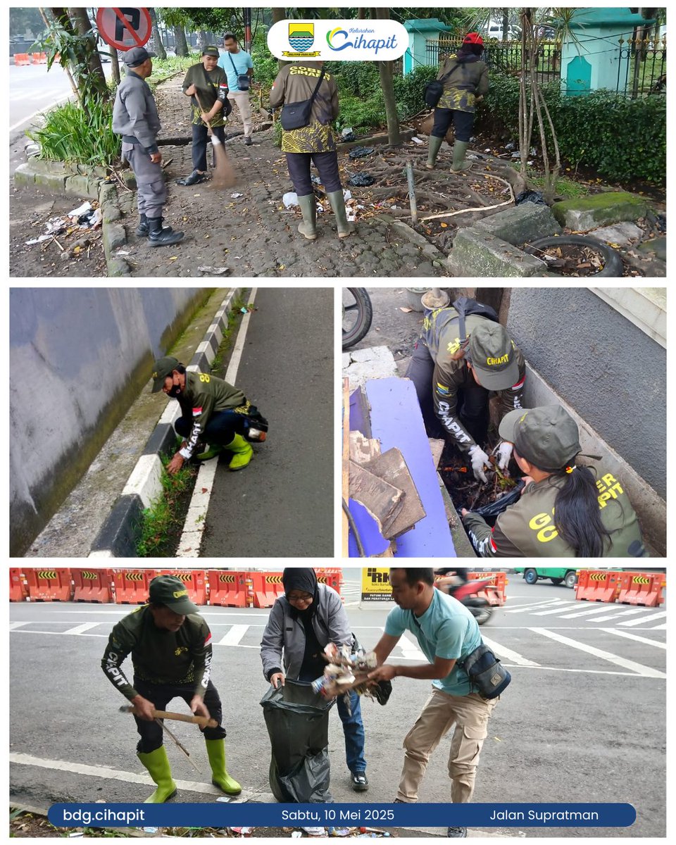 kel_cihapit's tweet photo. Giat Kelurahan Cihapit melaksanakan Bebersih wilayah pasca kemenangan PERSIB di Wilayah Kelurahan Cihapit Sabtu, 10 Mei 2025 https://t.co/tB0priuZP9