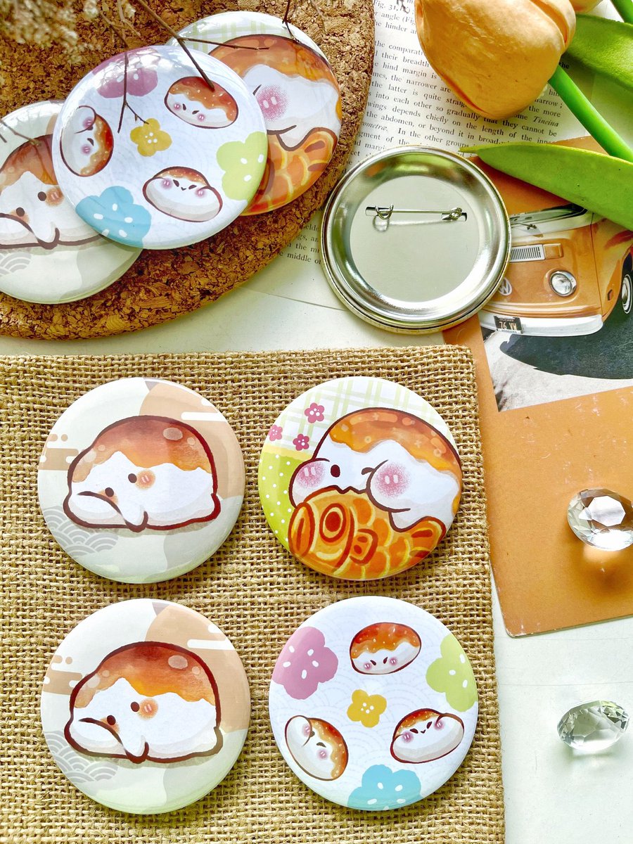 เข็มกลัด 3ชิ้น/100-. ก็มีน๊าาา ติดเป๋าน่ารักกรุบ บูท E 08 Funtime

 #CreatorAlley3