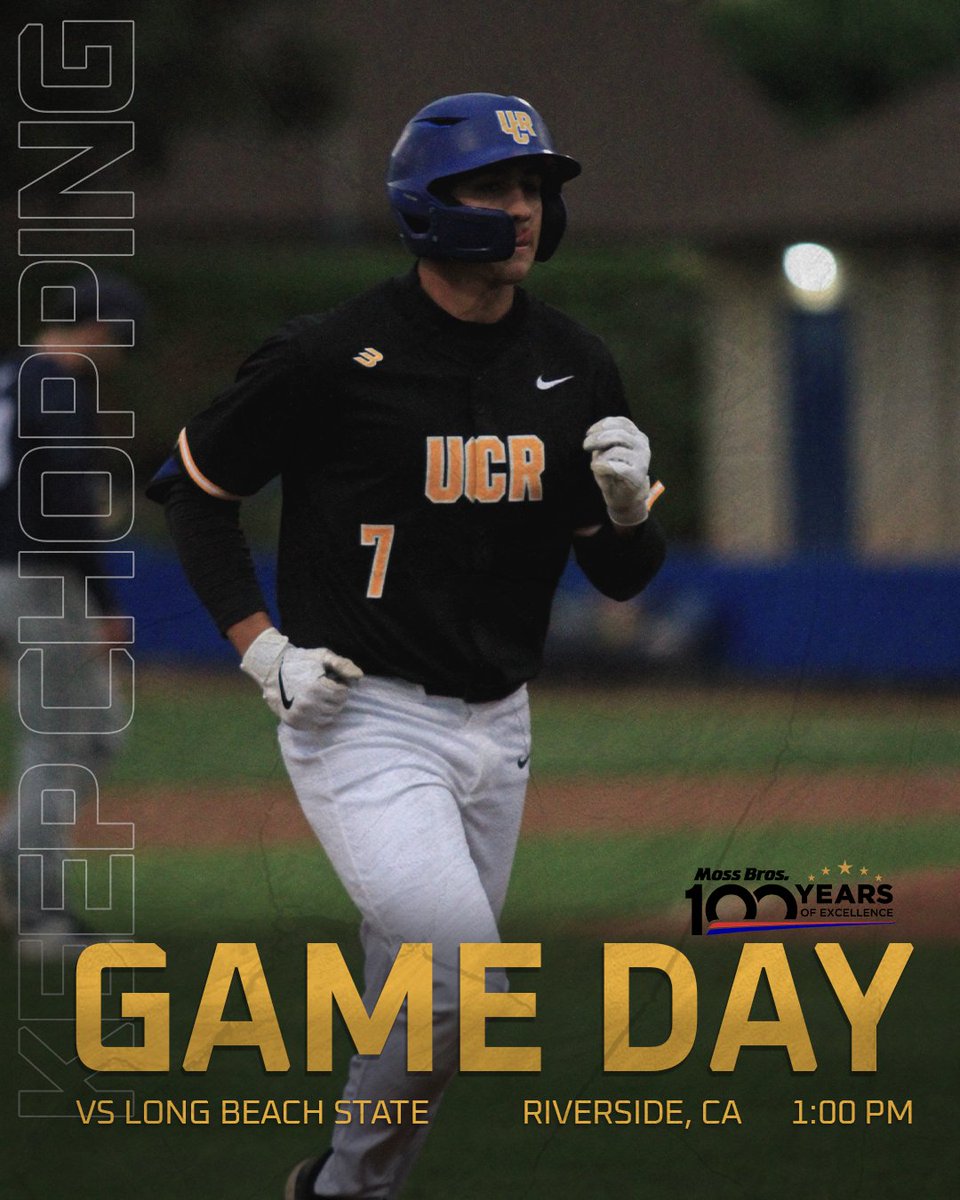 UC Riverside Baseball (@ucr_baseball) on Twitter photo GAME DAY: Tonight is game three of a three game set with Long Beach State. This is the final home game of the season. First pitch is 1PM.
🎟️: bit.ly/3Dy2OAO
<a href="/UCR_Athletics/">Highlander Athletics</a> #GoHighlanders GAME DAY: Tonight is game three of a three game set with Long Beach State. This is the final home game of the season. First pitch is 1PM.
🎟️: bit.ly/3Dy2OAO
<a href="/UCR_Athletics/">Highlander Athletics</a> #GoHighlanders