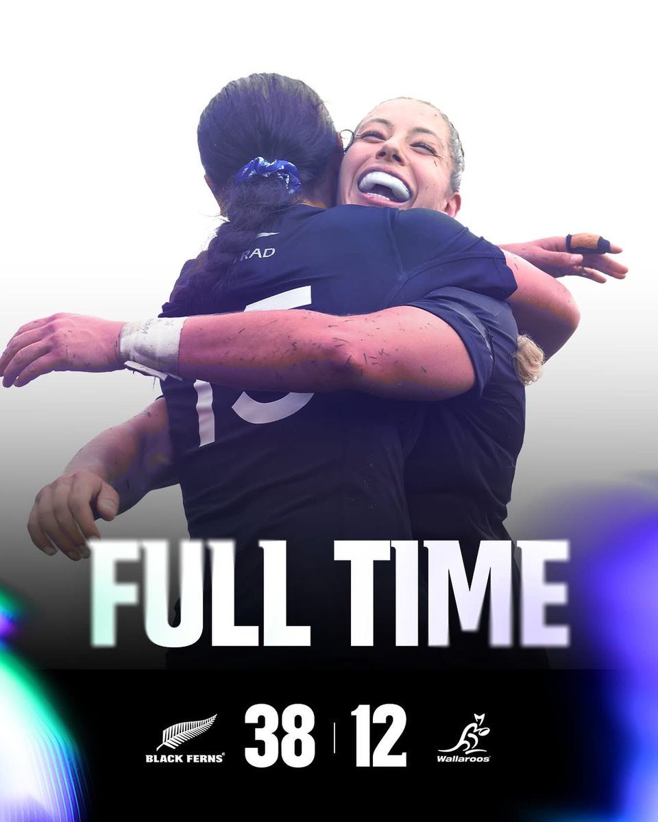 The <a href="/BlackFerns/">Black Ferns</a> are now 28 consecutive wins in a row over the <a href="/WallaroosRugby/">Wallaroos</a> 

Unbeaten in this fixture for 31 years. 

#PacificFourSeries