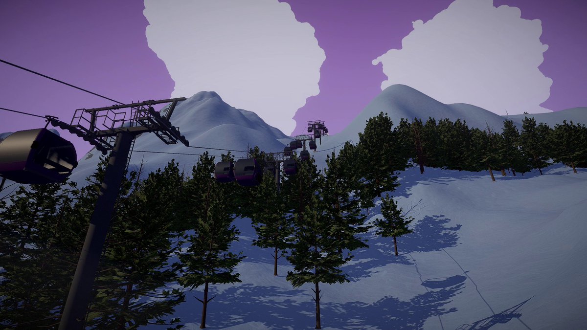 Ski season is over, but there is still snow in Skingdom 🏂 my ski resort tycoon game 🚠

#screenshotsaturday