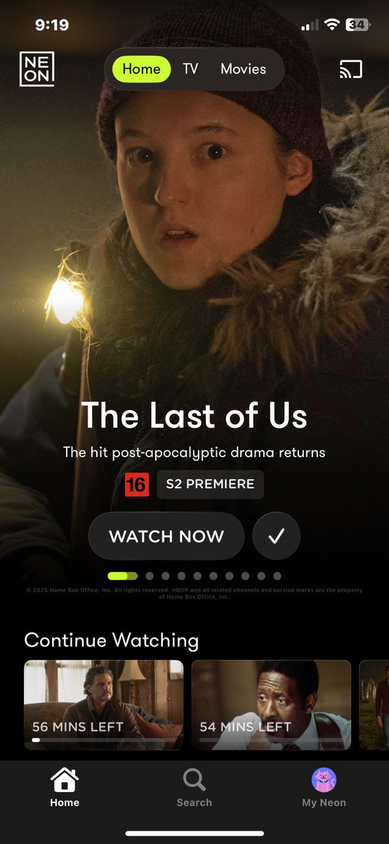 Howick_72M's tweet photo. @TBLKucherovFan I also look forward to seeing all the Predator/Aliens movies, and the one Terminator movie I haven’t seen Terminator: Dark Fate. And that’s just Disney+, there’s still shows like this 👇on Neon… https://t.co/Yd1jJoR4Tm