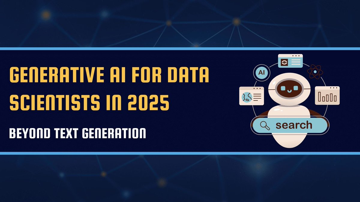 ipfconline (@ipfconline1) on Twitter photo #GenerativeAI for Data Scientists in 2025: Beyond Text Generation
buff.ly/xd8KJcO v/ <a href="/kdnuggets/">KDnuggets</a>
#DataScience #MachineLearning #AI
Cc <a href="/helene_wpli/">Helene Li ✨🍀💜</a> <a href="/jblefevre60/">Jean-Baptiste Lefevre</a> <a href="/mvollmer1/">Dr. Marcell Vollmer 🇺🇦 #StaySafe #CES2025</a> <a href="/Fabriziobustama/">Fabrizio Bustamante</a> <a href="/bzarkout/">Bassam Zarkout</a> <a href="/crimson_crypto/">Cyber Cowgirl</a> <a href="/rvp/">#RaviVisvesvarayaSharadaPrasad #Telecom #InfoTech</a> <a href="/domingonarvaez1/">Domingo Narvaez</a> #GenerativeAI for Data Scientists in 2025: Beyond Text Generation
buff.ly/xd8KJcO v/ <a href="/kdnuggets/">KDnuggets</a>
#DataScience #MachineLearning #AI
Cc <a href="/helene_wpli/">Helene Li ✨🍀💜</a> <a href="/jblefevre60/">Jean-Baptiste Lefevre</a> <a href="/mvollmer1/">Dr. Marcell Vollmer 🇺🇦 #StaySafe #CES2025</a> <a href="/Fabriziobustama/">Fabrizio Bustamante</a> <a href="/bzarkout/">Bassam Zarkout</a> <a href="/crimson_crypto/">Cyber Cowgirl</a> <a href="/rvp/">#RaviVisvesvarayaSharadaPrasad #Telecom #InfoTech</a> <a href="/domingonarvaez1/">Domingo Narvaez</a>