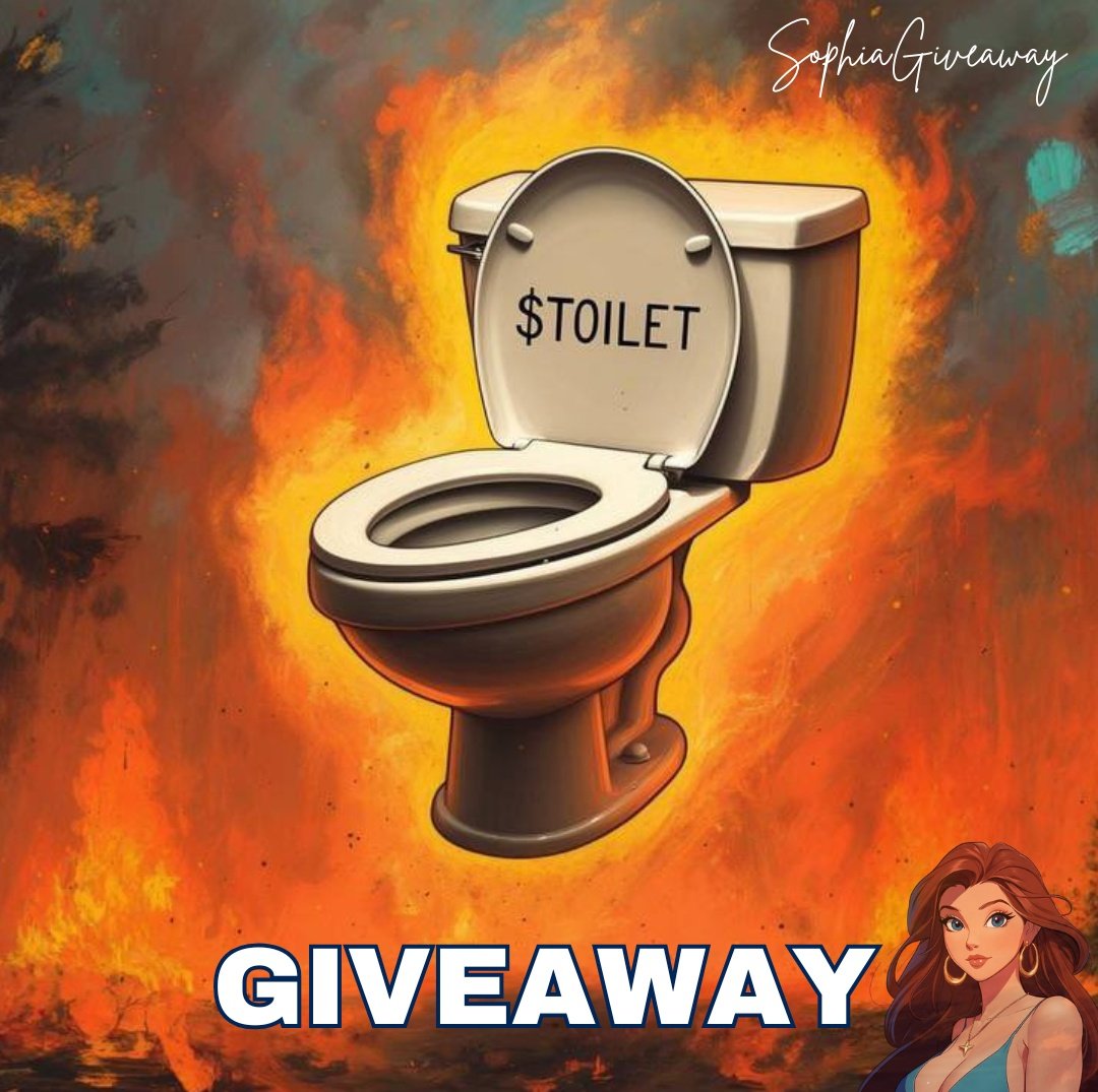 Giveaway ✨

Day 1 😎

Price:
$20 in $Toilet tokens to 1 winner🏆🚽

•  Follow <a href="/Sophia_WebX/">Sophia_Crypto</a> <a href="/AriBernsteinMD/">Dr. Ari 🦁</a>&amp; <a href="/toiletdustsui/">toilet dust</a> 
•  Like + Retweet this tweet
•  Tag 2 friends

Ends in 24h ⏰⌛
