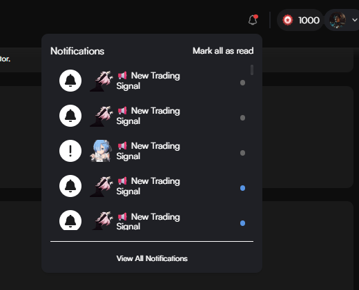 Notifications on BAE Terminal up
- RSI overbuy/ oversell
- reversals and confulence
- BTC/ alts/ memecoins 

:) #BAEterminal

Also follow <a href="/uponlydaddy/">Copilot Daddy</a>  for crypto realtime market insights