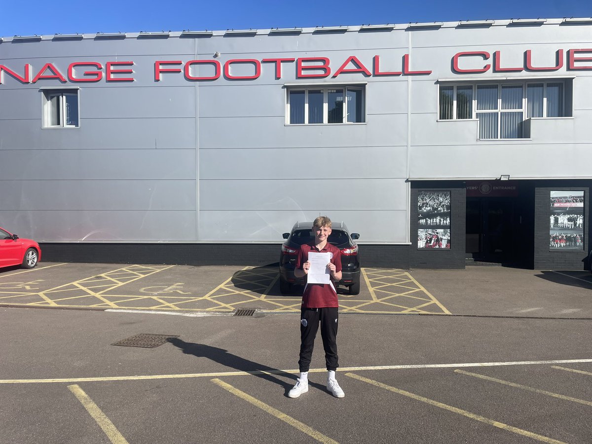 LEEBIRCH's tweet photo. So really proud of Alfie getting a further 2 year contract extension at @StevenageFC taking his football journey at the club to the end of u16s at least.

Thank you to everyone at the club for making him love every second he’s there. 
Some real good talented people

#2MoreYears https://t.co/EyZob5HIgU