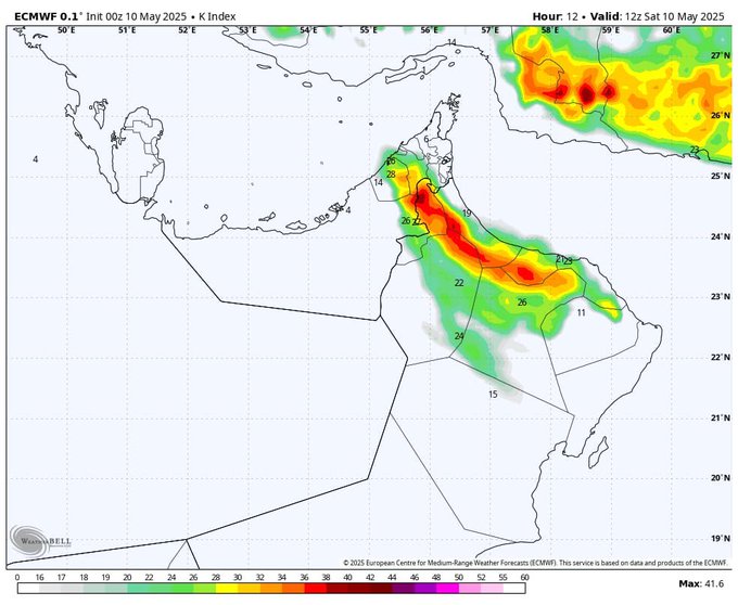 بداية الغيث بإذن الله 

اليوم من المتوقع نشاط التكونات الجبلية وتبرز على أمتداد الحجرين بالأخص الحزام الثاني .