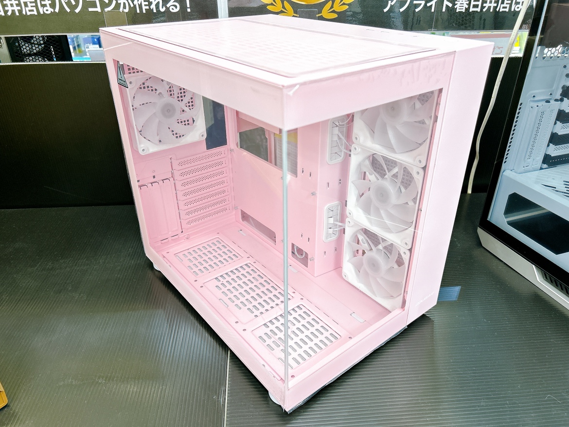 ap_kasugai's tweet image. 自分だけのゲーミングPCを組み立ててみませんか？ アプライド春日井店では 定番の黒ケースや人気の白ケースだけではなく ピンクやゴールド、ブルーなどデザイン性の高い PCケースもございます！ 
 #PCパーツ #ゲーミングPC #PCゲーム 
#BTO #組立代行
