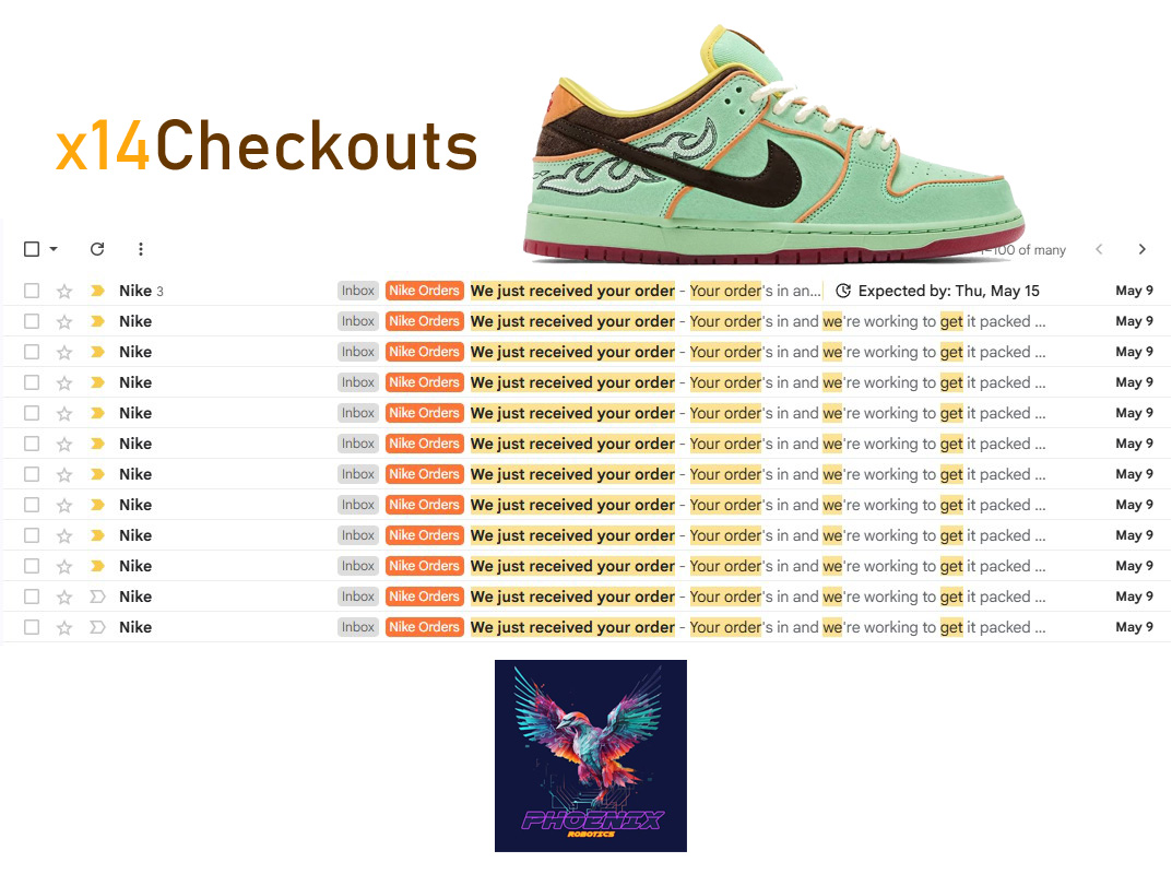 14 Clip

Bot: <a href="/phxbots/">Phoenix Robotics</a> 
Proxies:  SneakerHomeISP
